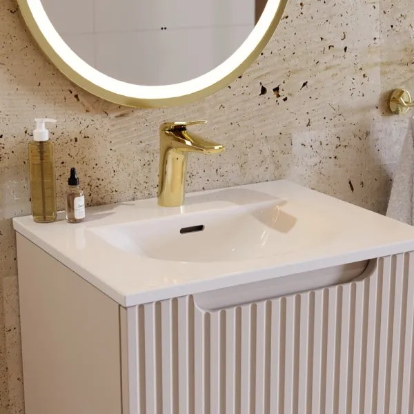 Rubinetto Miscelatore Lavabo Bagno Ottone Oro