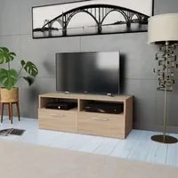 Mobile Porta TV in Truciolato 95x35x36 cm Rovere 244868