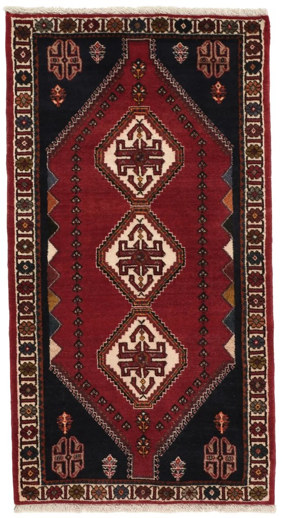 Gashghai Tappeto 90x160 (Iran) Annodato A Mano
