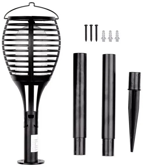 Lampada solare a LED FLAME 4 in 1 LED/0,45W/3,7V IP44 500 mAh
