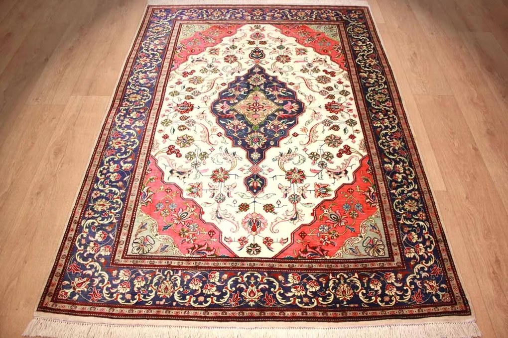 Ghom Tappeto persiano 140 x 190 (Iran) Annodato A Mano