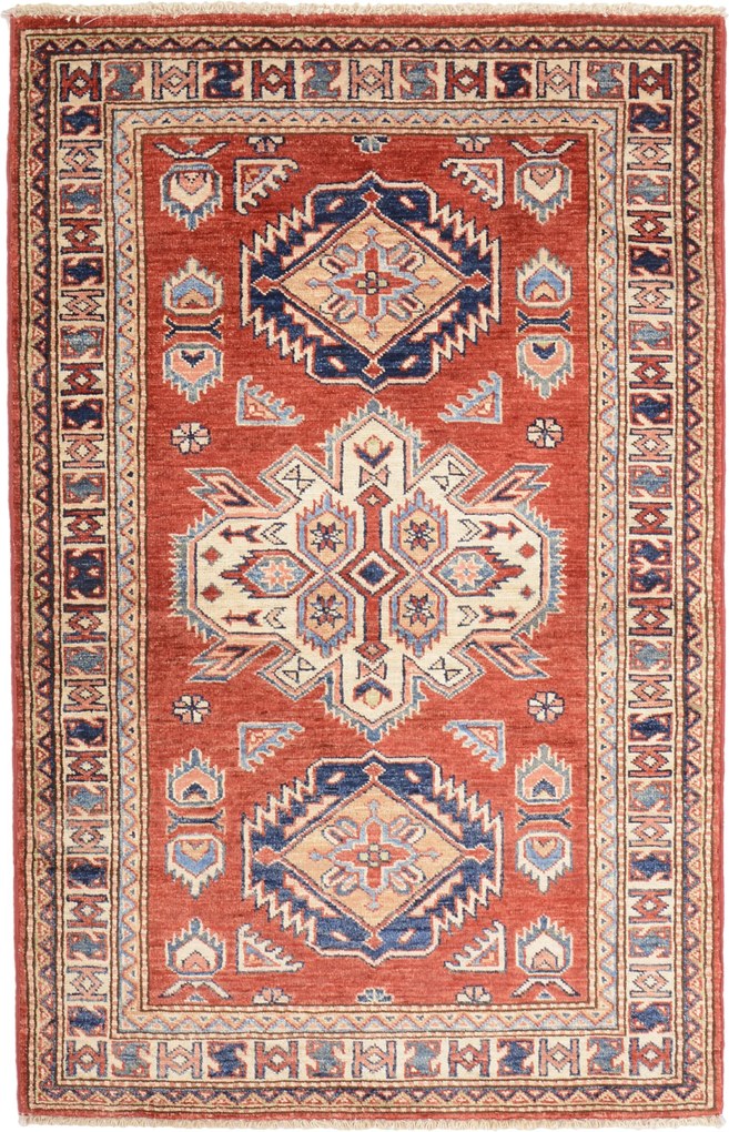 Kazak Tappeto 140x90 (Pakistan) Annodato A Mano