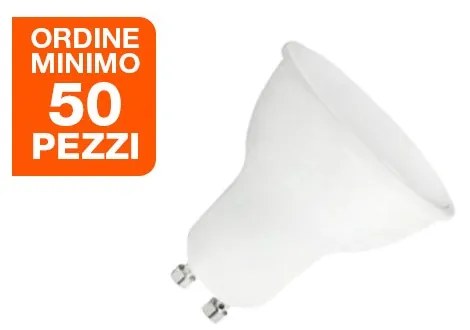 Lampada LED GU10 7,5W 100lm/W, Angolo 120° Colore  Bianco Caldo 2.700K