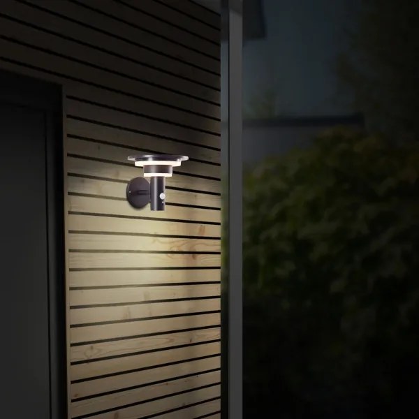 Brilliant - Applique a LED solare con sensore GARVINA LED/3W/3,7V IP44