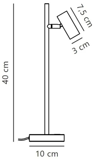 Nordlux - Lampada da tavolo dimmerabile OMARI LED/3,2W/230V bianca