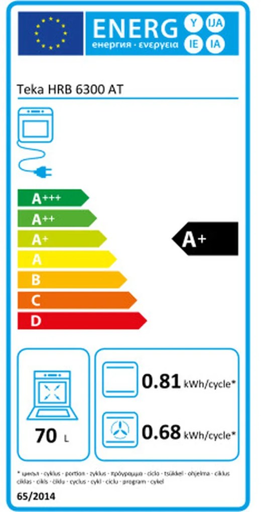 Forno Multifunzione Teka HRB6300AT 1400 W 70 L