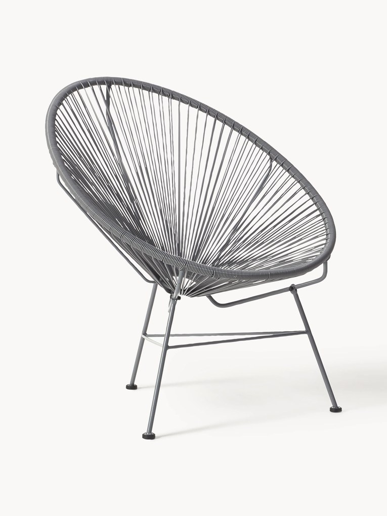 Poltrona lounge in plastica intrecciata Bahia