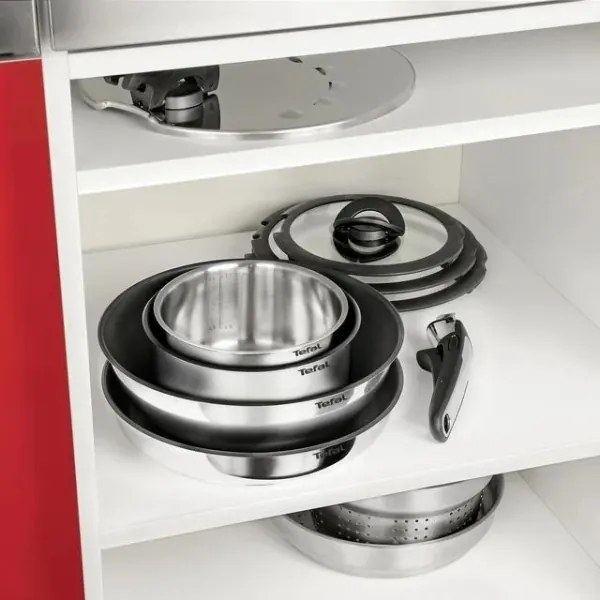 Tefal - Set 4 pezzi pentole INGENIO EMOTION acciaio inox
