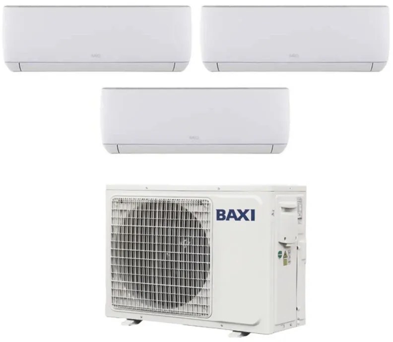 Climatizzatore Condizionatore Baxi Trial Split Inverter serie astra 7+7+12 con LSGT70-3M R-32 Wi-Fi Optional 7000+7000+12000 - Novità