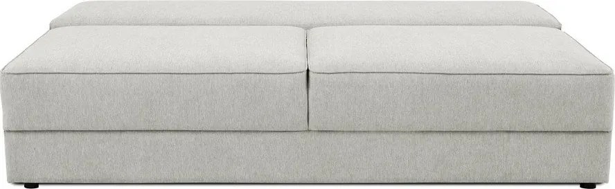 Divano grigio chiaro allungabile/con contenitore 202 cm Dora – Scandic