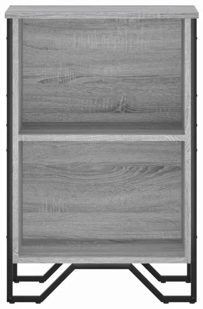 Libreria grigio sonoma 50x31x74,5 cm in legno multistrato