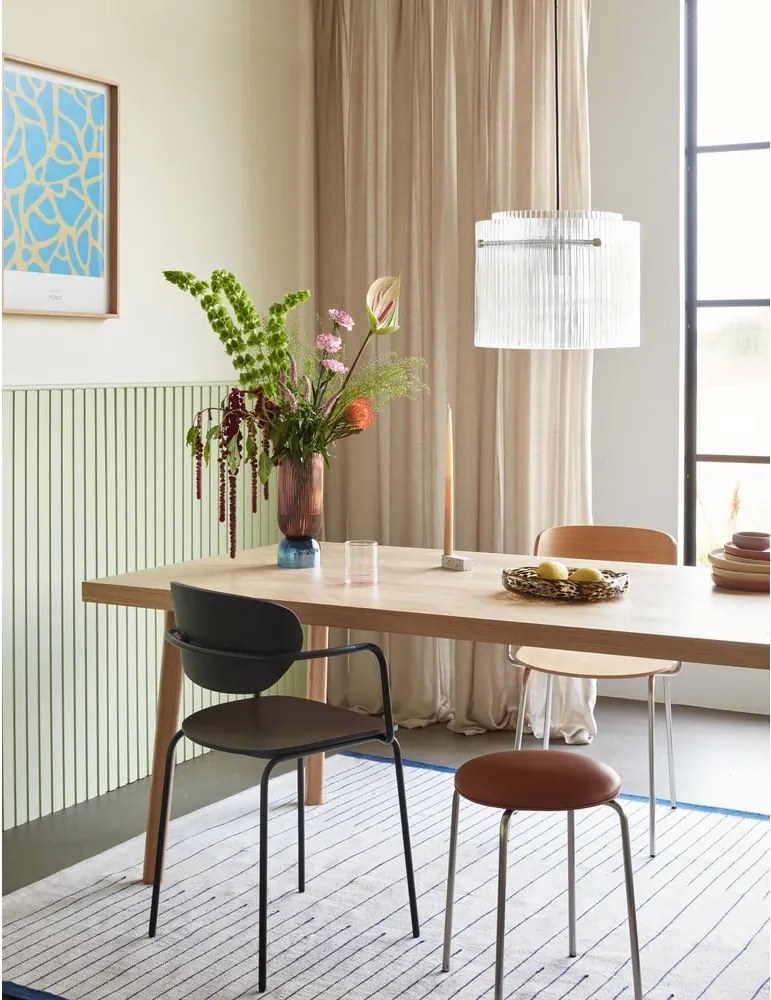 Tavolo da pranzo con effetto rovere 100x200 cm Herringbone – Hübsch