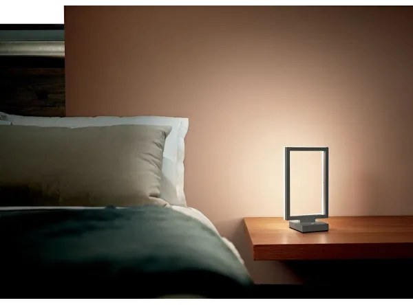 Fabas Luce 3394-30-282 - Lampada da tavolo LED dimmerabile BARD LED/15W/230V antracite