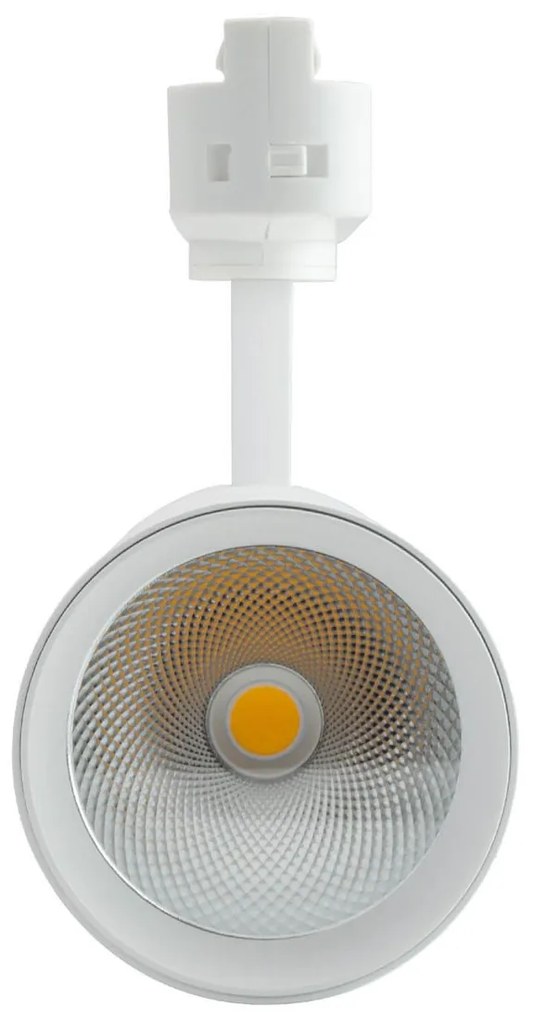 Faro LED 40W Monofase 38°/60° 130LM/W CRI92 no Flickering Colore Bianco Caldo 2.700K