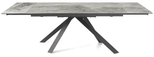 Tavolo allungabile 240 cm piano grčs porcellanato NESTORE Grigio