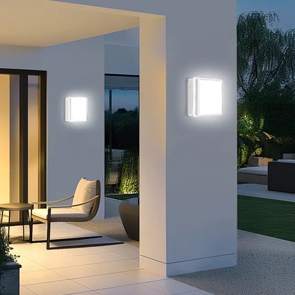 Brilagi - Lampada LED da esterno BENE LED/18W/230V 22x22 cm bianca IP54