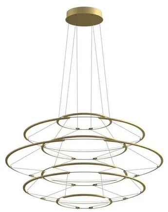 Drop 7 Lampada a Sospensione Satin Gold - Nemo Lighting