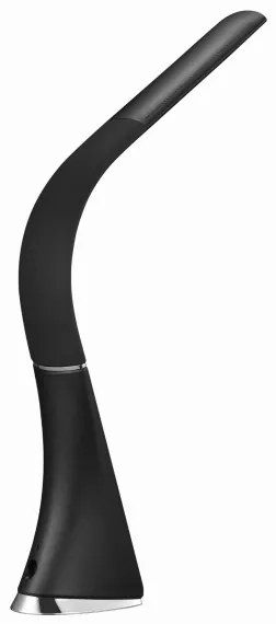 Lampada da tavolo dimmerabile a LED con display LED/7W/5V, nera