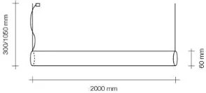PIRGOS Lampade a sospensione Dimmerabile 200 cm Sforzin