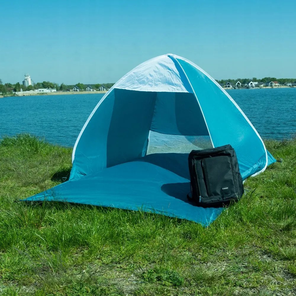 Tenda da spiaggia 195 x 150 x 110 cm con zanzariera