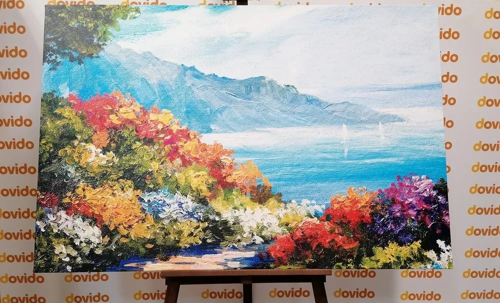 Quadro su tela – Vista sul mare