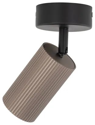 Faretto TUNE 1xGU10/10W/230V nero/marrone