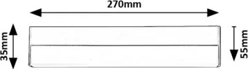 Rabalux 78046 - Lampada LED sottopensile BAND LED/7W/230V 4000K argento