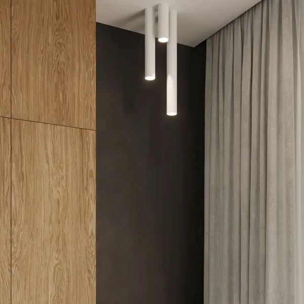 Sollux SL.0996 - Faretto LAGOS 1xGU10/10W/230V 10 cm bianco