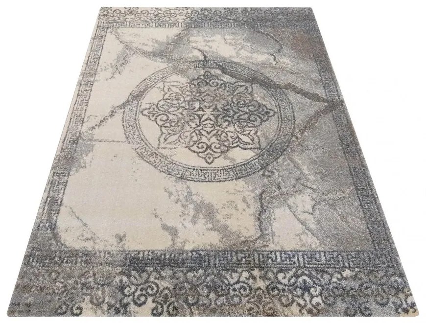 Tappeto grigio con mandala Larghezza: 200 cm | Lunghezza: 290 cm