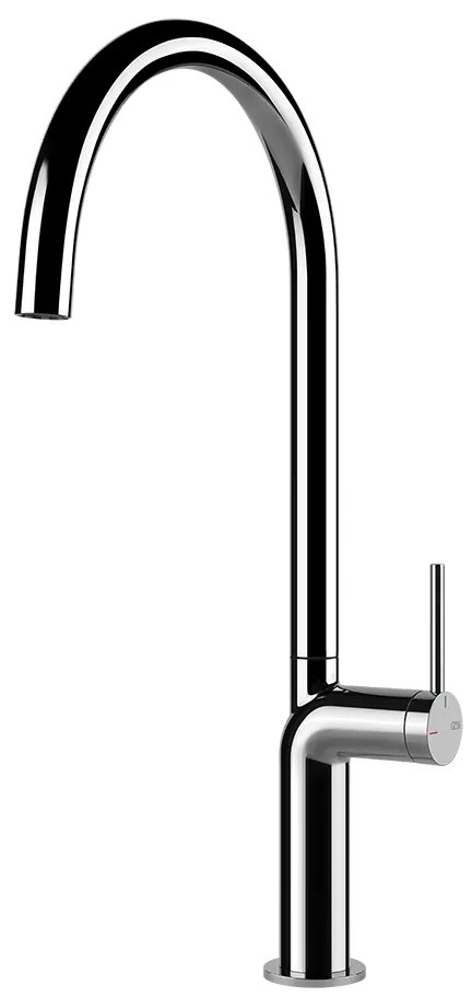 Miscelatore lavello monocomando con canna giravole cromo stelo 60301 gessi