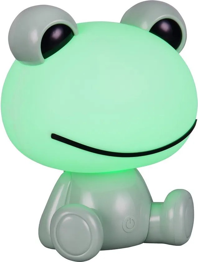 Lampada per bambini LED verde Hopper – Trio