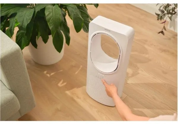 Sencor - Ventilatore da pavimento senza pale 50W/230V bianco + telecomando