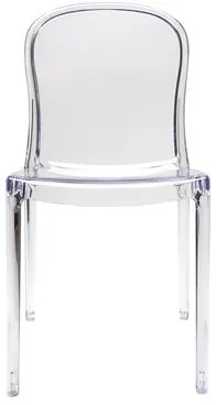Sedie design trasparenti neutro policarbonato THALYSSE (set di 2)