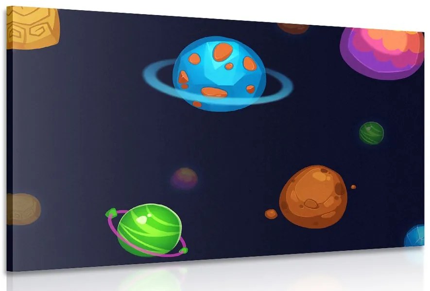 Quadro su tela – Pianeti magici