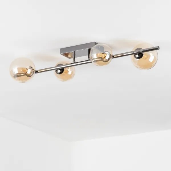 Brilagi - Plafoniera LED MILLA 4xG9/3W/230V nero cromato/oro