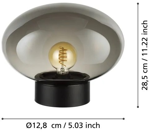 Eglo 900945 - Lampada da tavolo MADONNINA 1xE27/40W/230V 27 cm