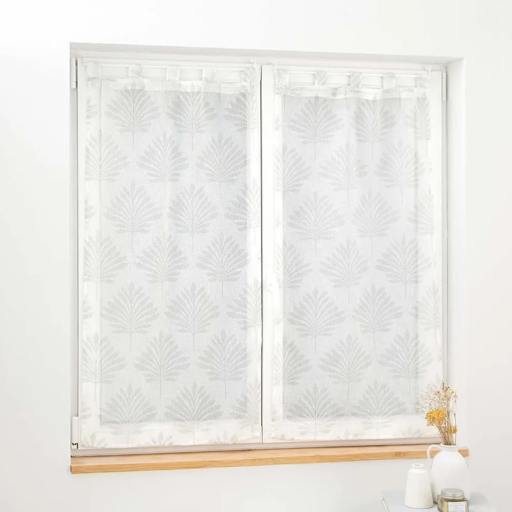 Set di 2 tende in voile bianco 60x90 cm Levita - douceur d'intérieur