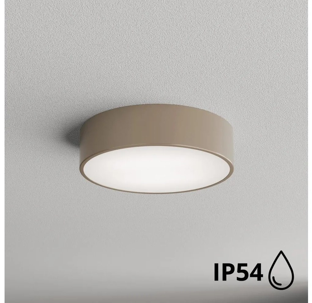 Brilagi- Lampada da bagno con sensore CLARE 2xE27/48W/230V diametro 30 cm IP54 beige