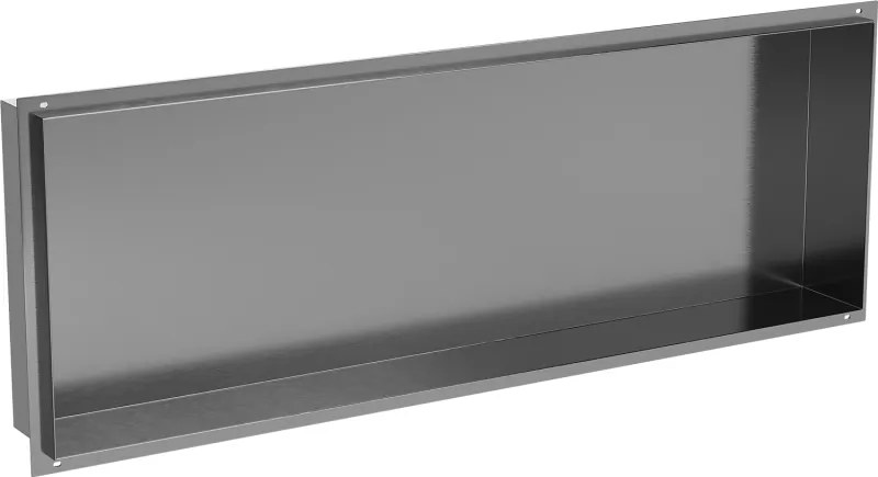 Mexen X-Wall-NR mensola a incasso senza flangia 90 x 30 cm, grigio canna di fucile spazzolato - 19E1903010