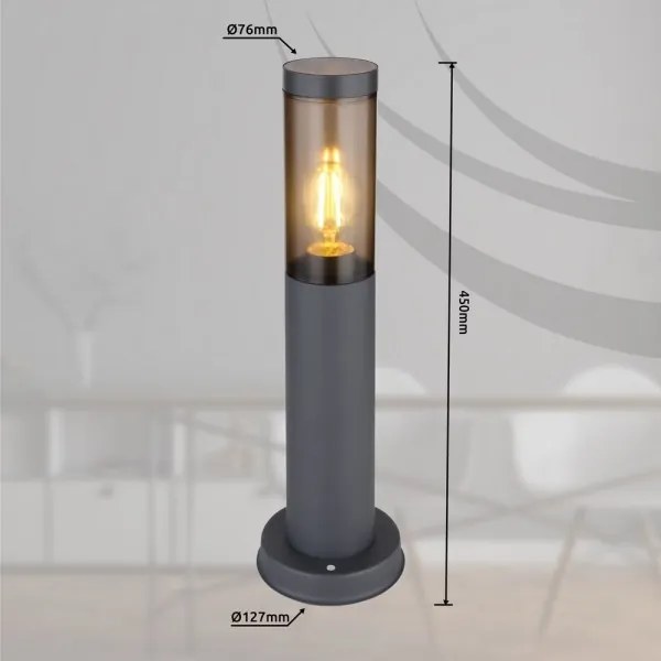 Globo 3158SA - Lampada da esterno BOSTON 1xE27/23W/230V 45 cm IP44