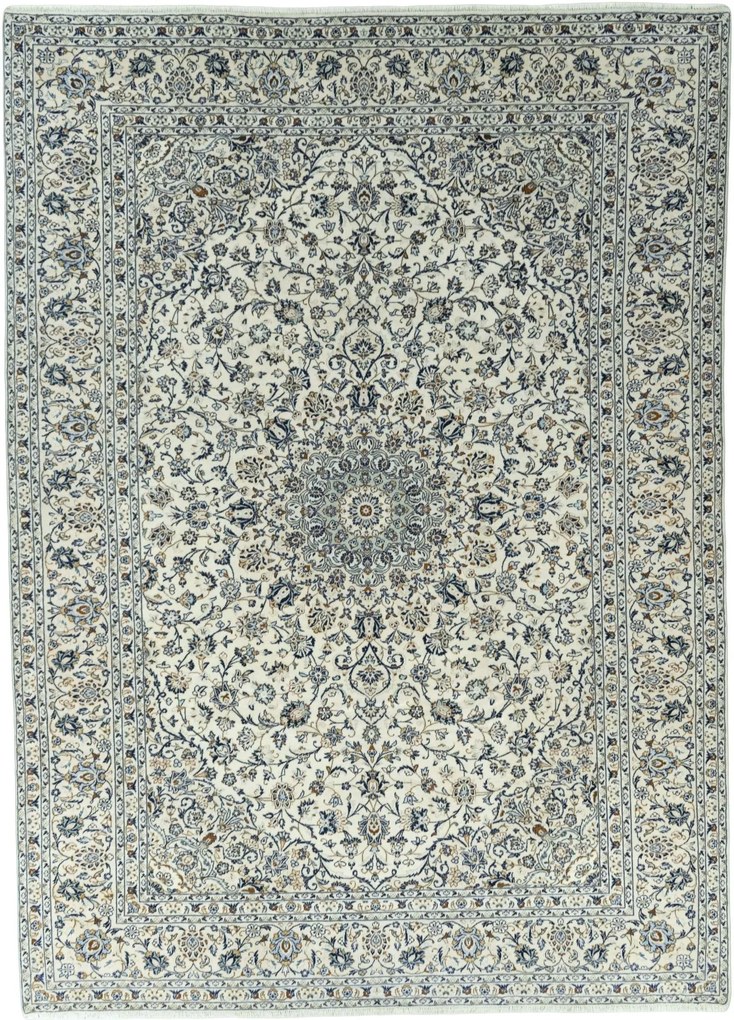 Kashan Tappeto persiano 400x290 Beige (Iran) Annodato A Mano