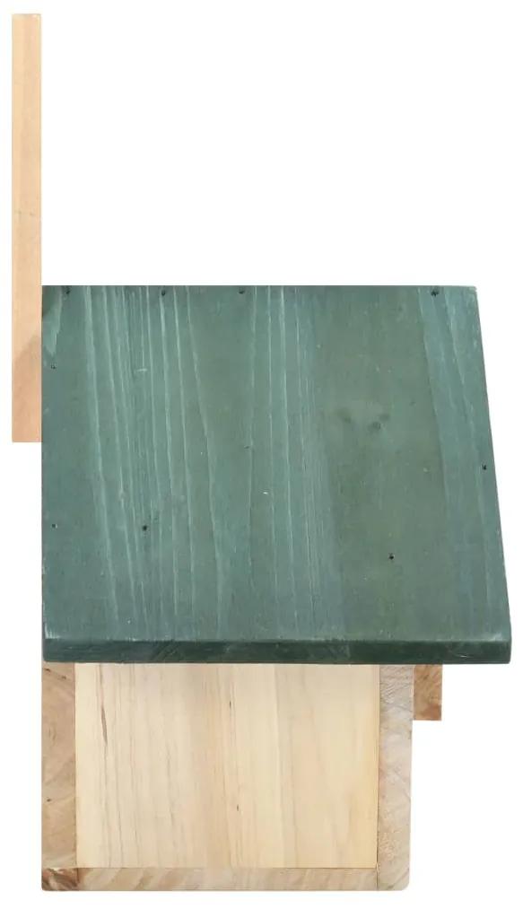 Casette per Uccelli 4 pz 24x16x30 cm in Legno di Abete