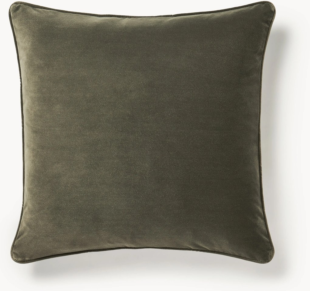 Cuscino grande in velluto Vetsak, 60 x 60 cm