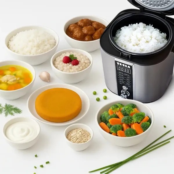 TESLA Electronics MultiCook - Cuociriso multifunzione 2,1 l 400W/230V