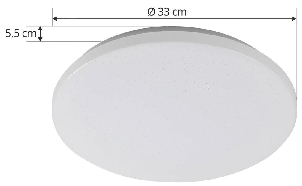 Lindby Astera plafoniera LED IP44 3.000K Ø 33 cm