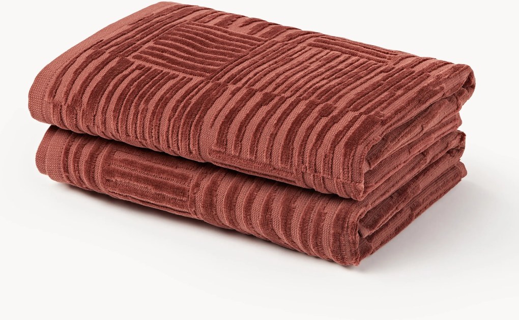 Asciugamano in velluto Petra, varie misure