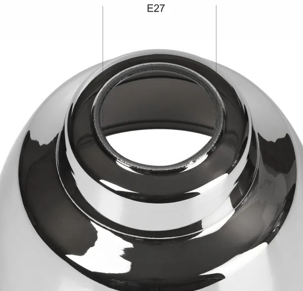 Vetro di ricambio MARIO E27 Ø 16 cm cromato