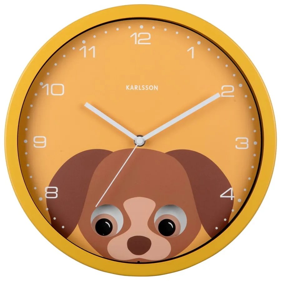 Orologio per bambini ø 31 cm Peekaboo Dog - Karlsson