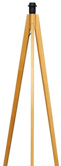 Lampada con piedistallo ALBA 1xE27/15W/230V nero/quercia