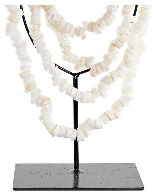 Statua Decorativa DKD Home Decor Collana Ferro Conchiglie (21 x 10 x 62 cm)